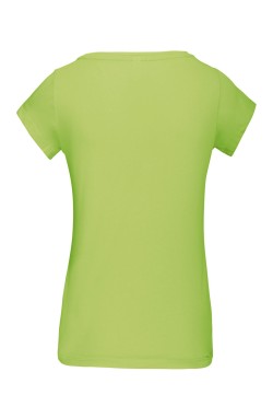 Tee-shirt femme coupe ajustée vert Tee-shirt femme coupe ajustée vert
