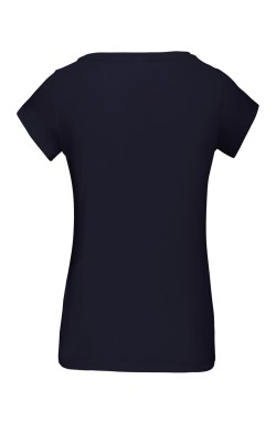 Tee-shirt femme coupe ajustée marine