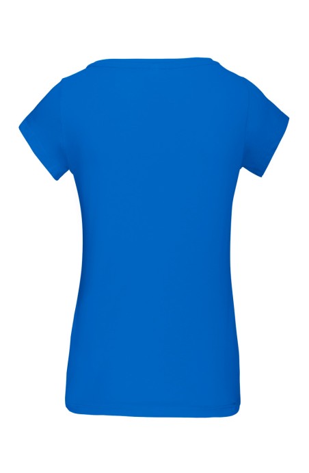 Tee-shirt femme coupe ajustée tropical blue