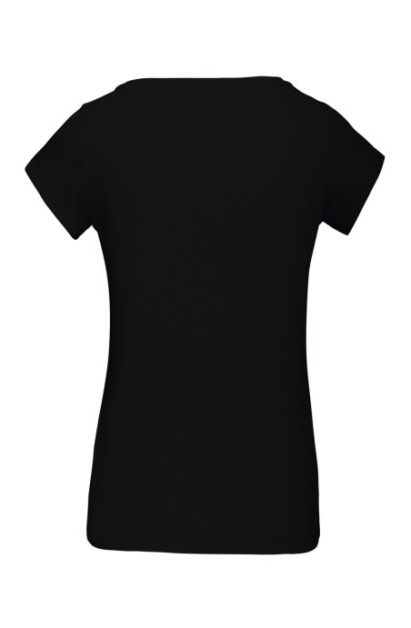 Tee-shirt femme coupe ajustée noir Tee-shirt femme coupe ajustée noir