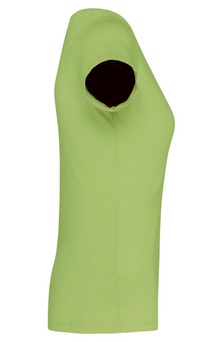 Tee-shirt femme coupe ajustée lime Tee-shirt femme coupe ajustée lime
