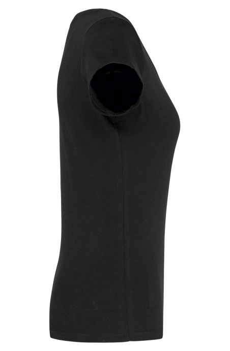 Tee-shirt femme coupe ajustée noir Tee-shirt femme coupe ajustée noir