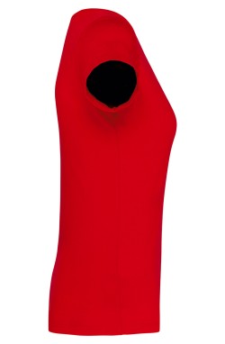 Tee-shirt femme coupe ajustée rouge Tee-shirt femme coupe ajustée rouge