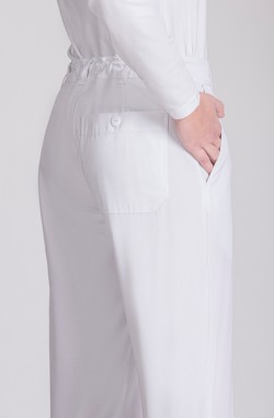 Pantalon esthéticienne coton durable