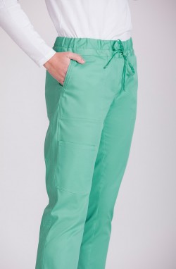 Pantalon médical femme à élastique