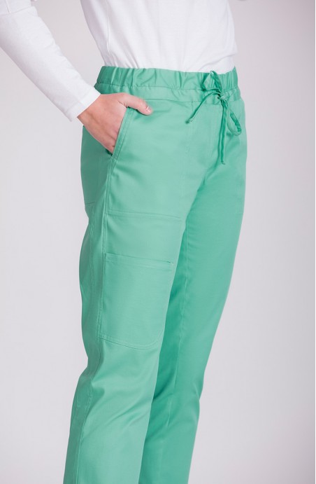 Pantalon médical femme à élastique