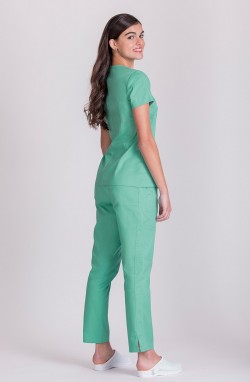 Tenue médicale femme vert