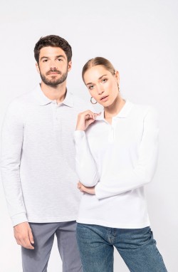 Polos publicitaires homme et femme en coton