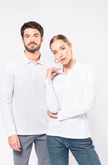 Polos publicitaires homme et femme en coton