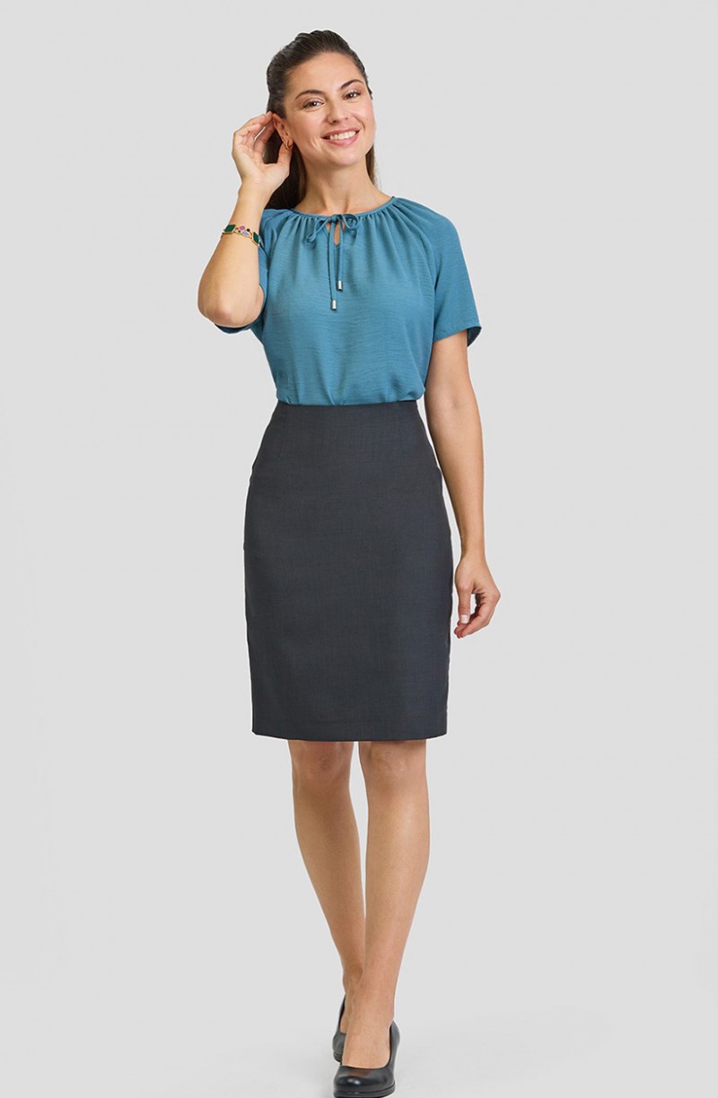 Jupe de service grise