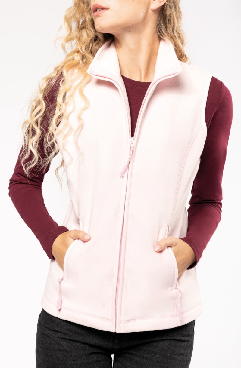 Gilet chaud polaire blanc Katy