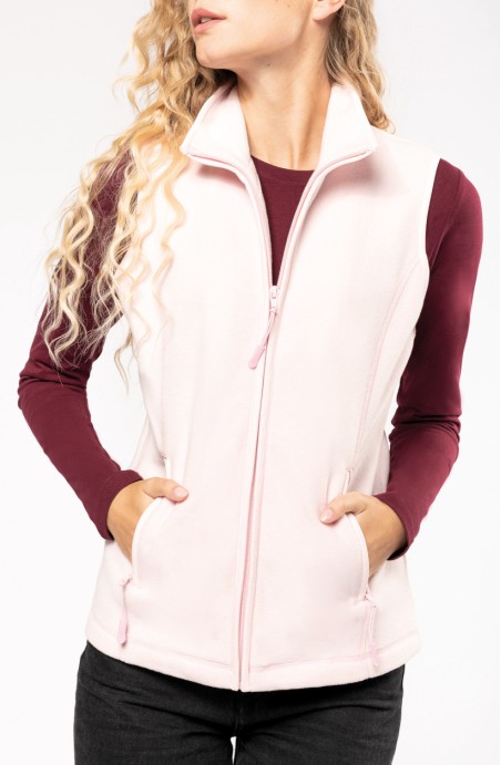 Gilet chaud polaire blanc Katy