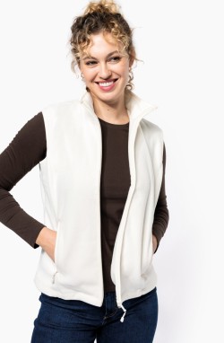 gilet polaire blanc Katy