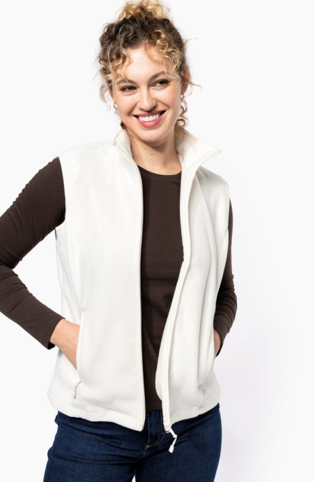 gilet polaire blanc Katy