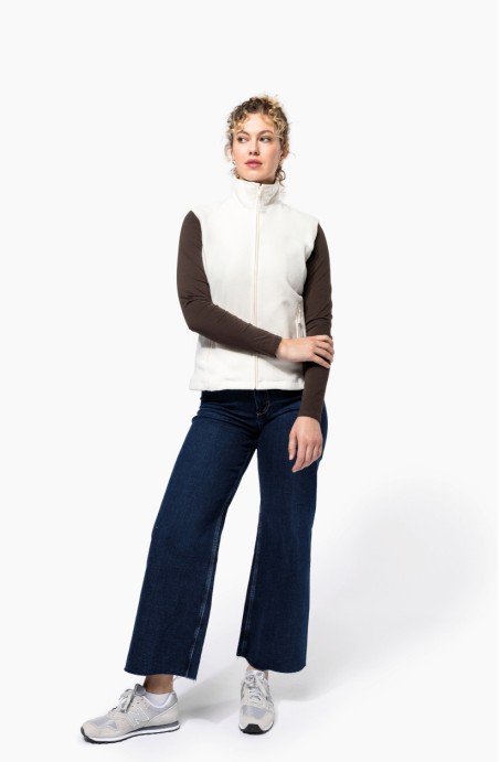 gilet polaire blanc Katy