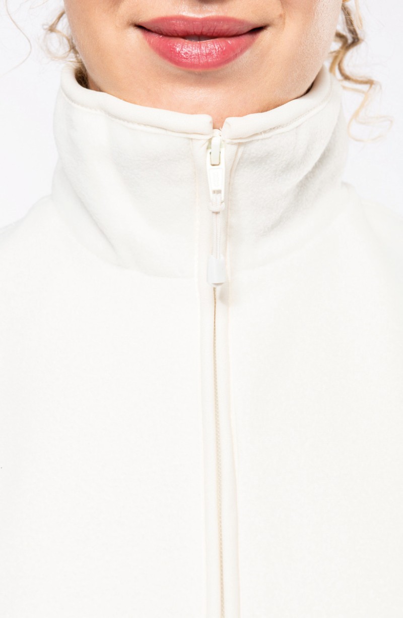 gilet polaire blanc Katy