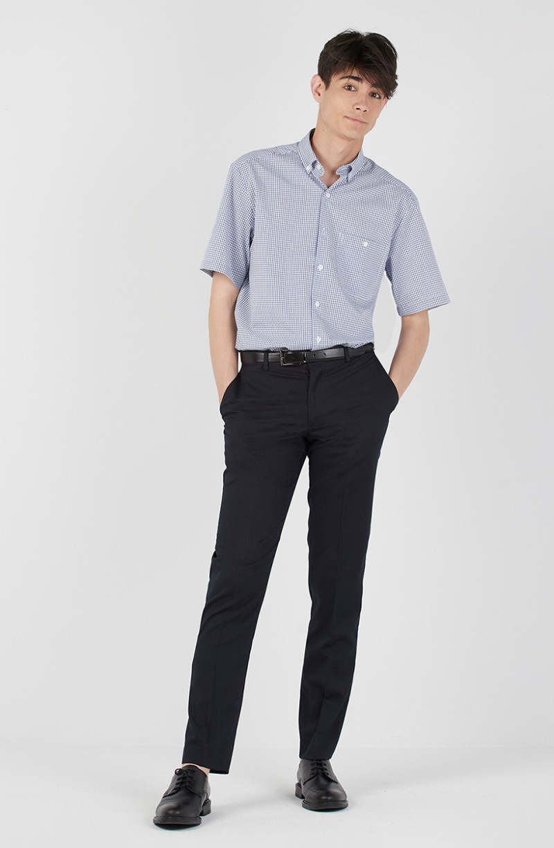 Pantalon de réceptionniste d'hôtel marine