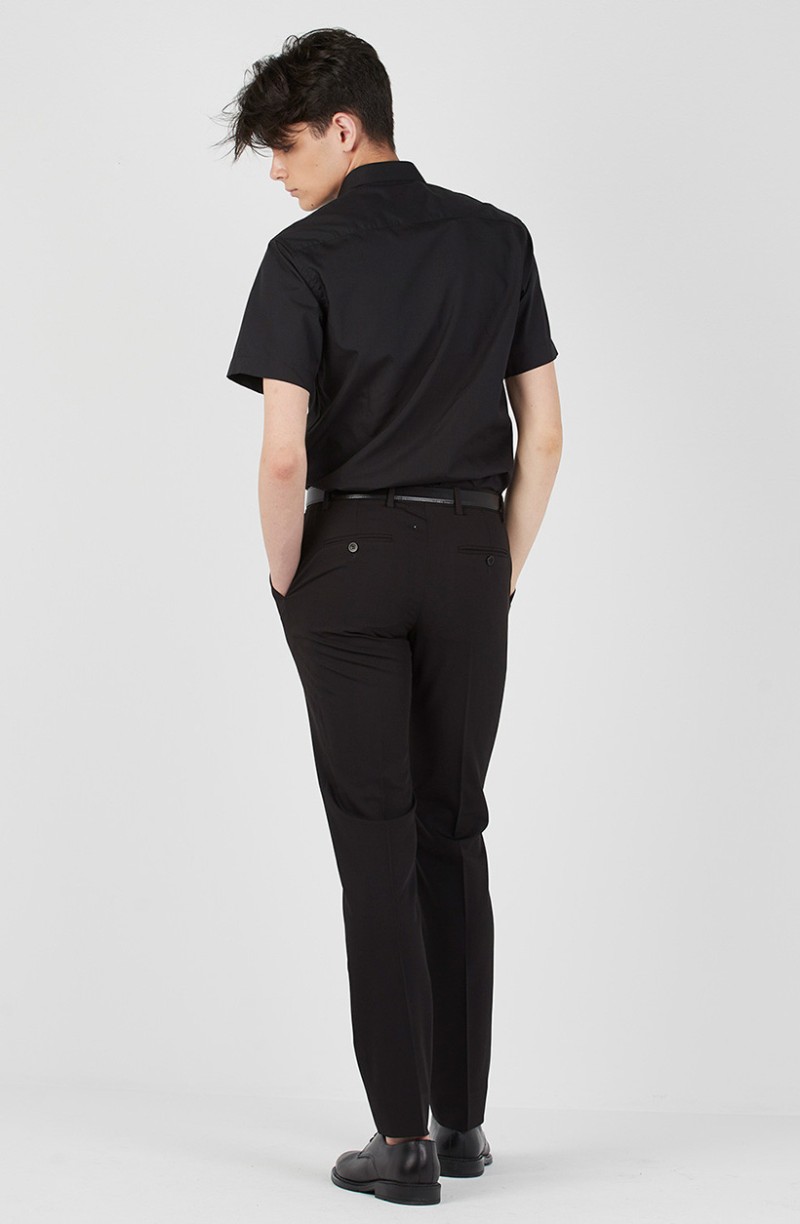 Pantalon de service hôtelier noir
