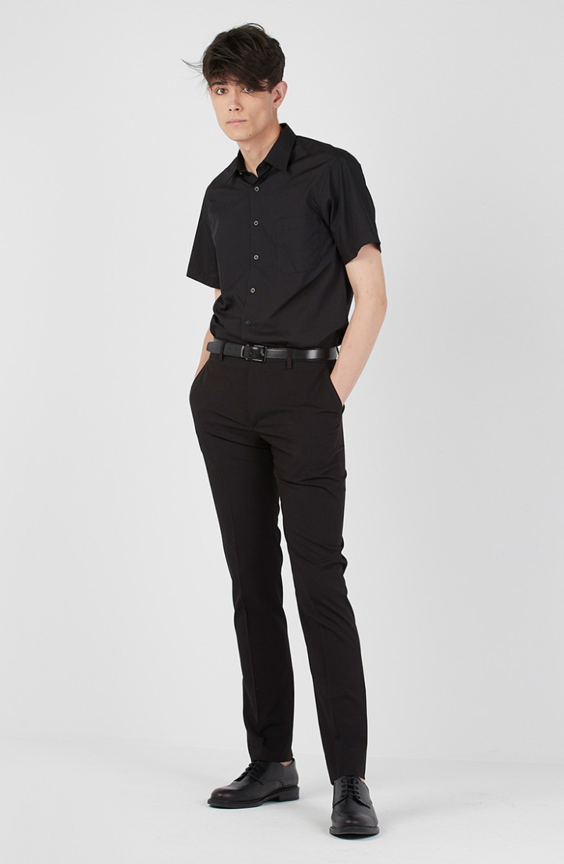 Pantalon de réceptionniste d'hôtel noir