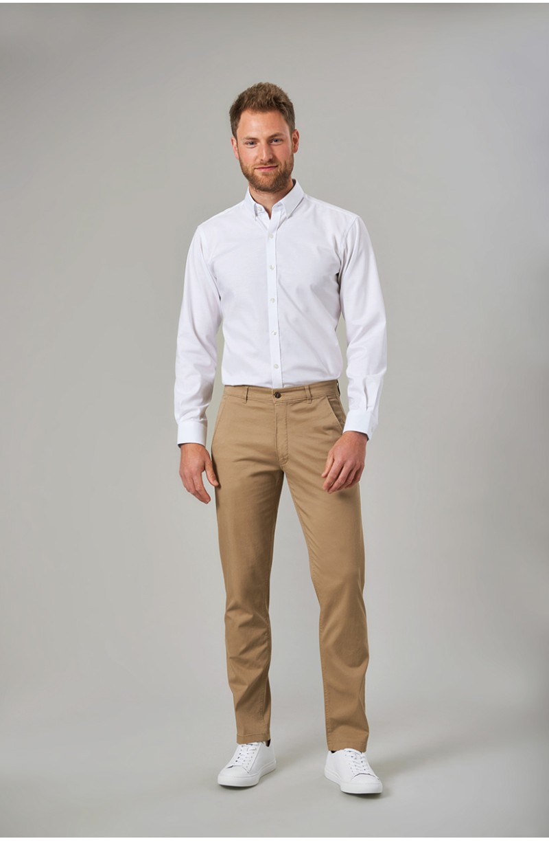 Pantalon été décontracté homme pour l'hôtellerie coloris beige