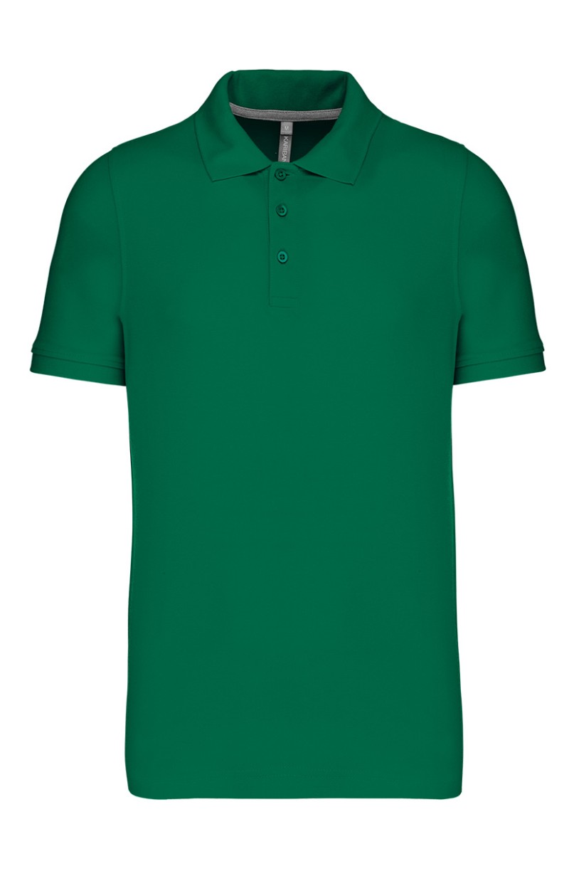Polo de serveur manches courtes en coton