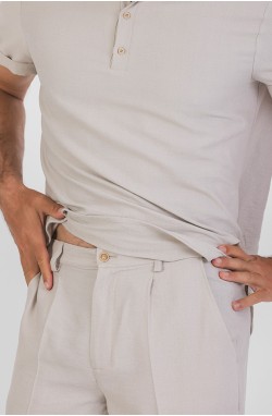 Pantalon unisexe de service été beige Pantalon unisexe de service été beige
