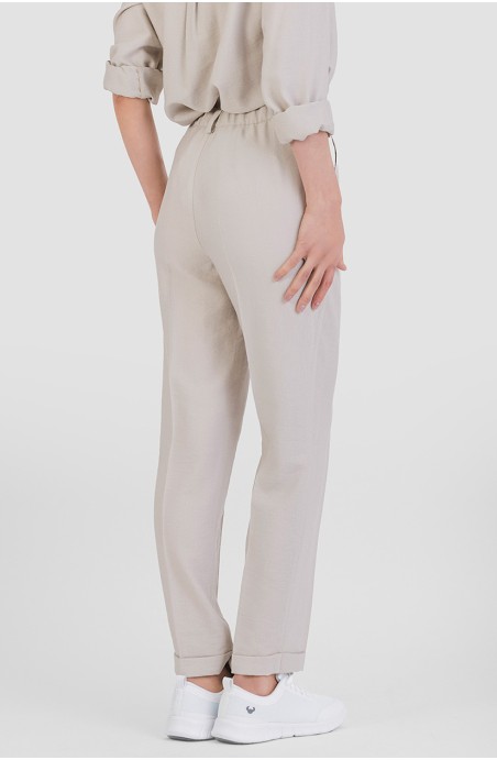 Pantalon unisexe de service été beige Pantalon unisexe de service été beige