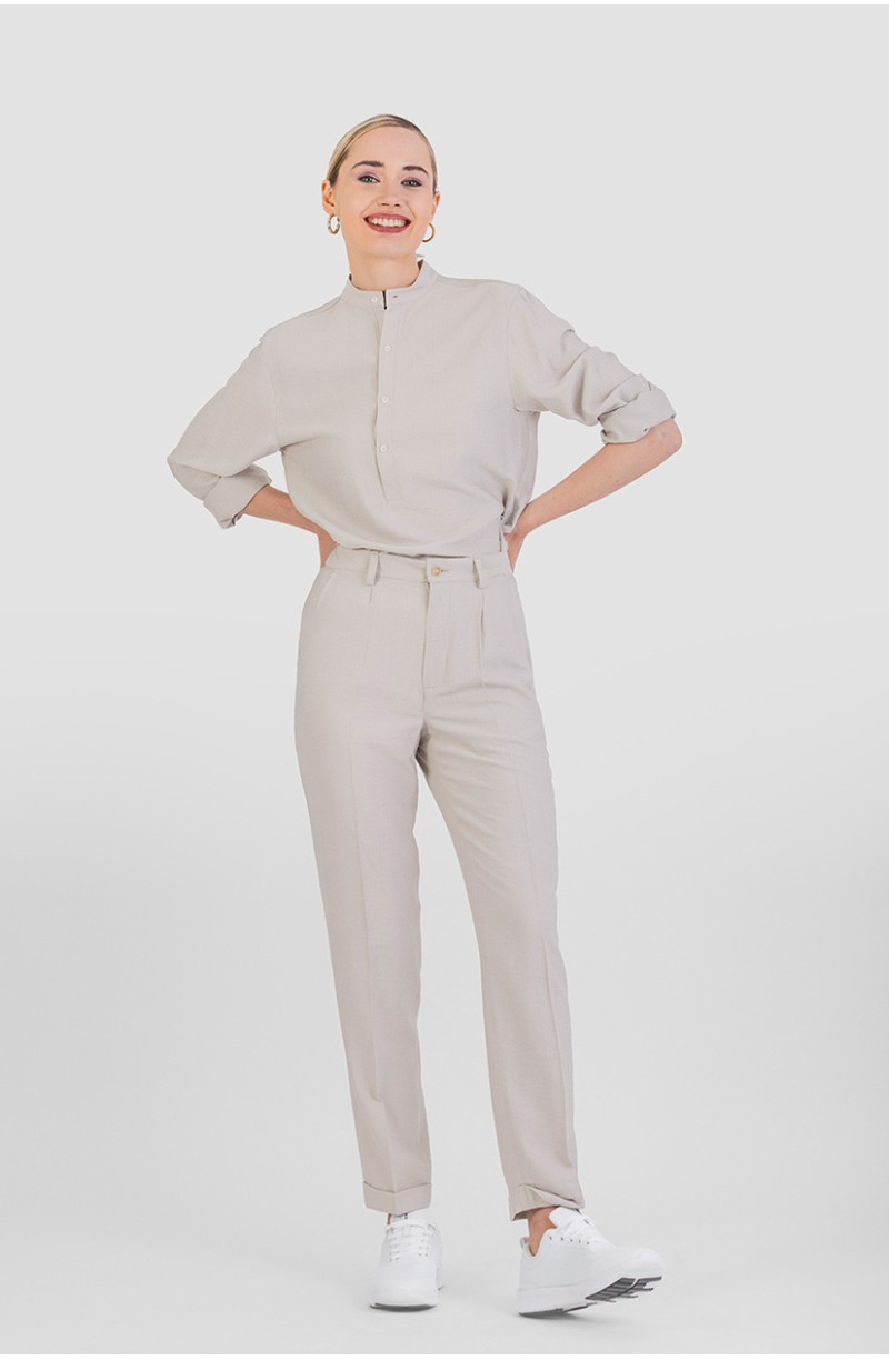 Pantalon unisexe de service été beige