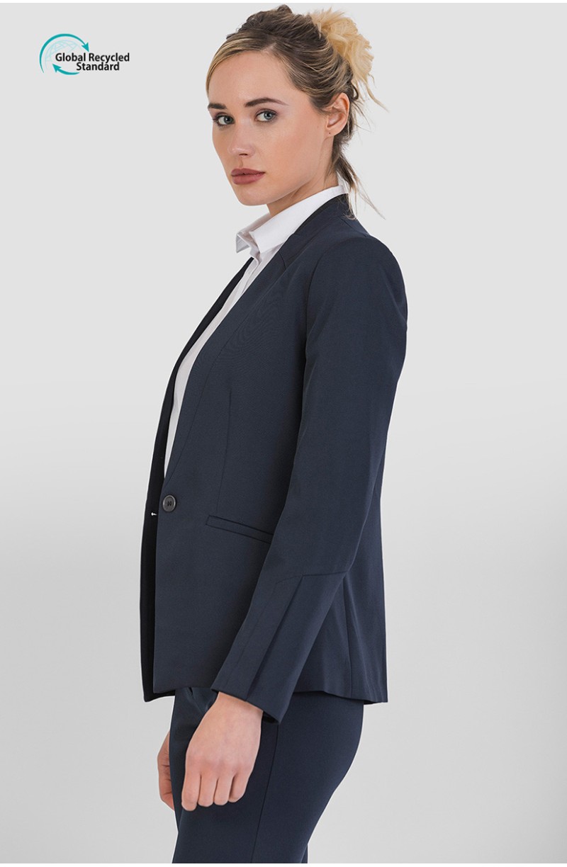 Veste de réceptionniste d'hôtel marine