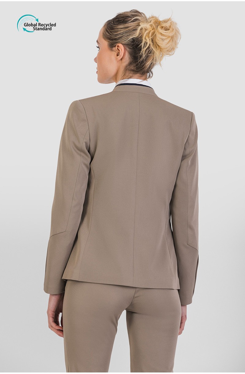 Veste hôtesse d'accueil beige