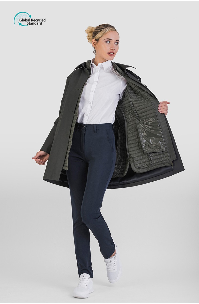 Pantalon femme hôtellerie marine