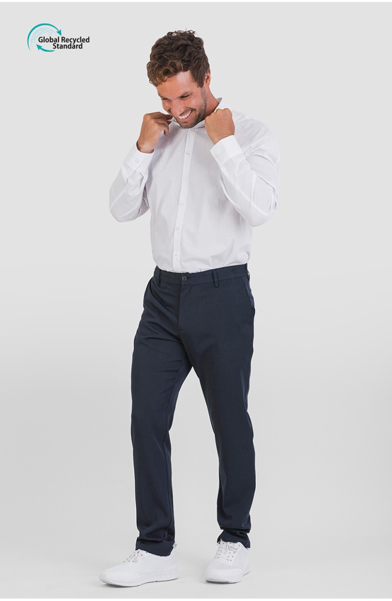 Pantalon hôtellerie homme marine