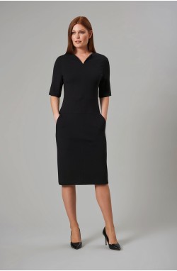 Robe de réceptionniste d'hôtel noire Robe de réceptionniste d'hôtel noire