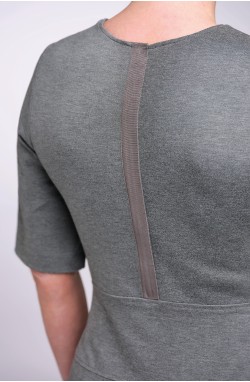Robe hôtesse d'accueil grise Robe hôtesse d'accueil grise