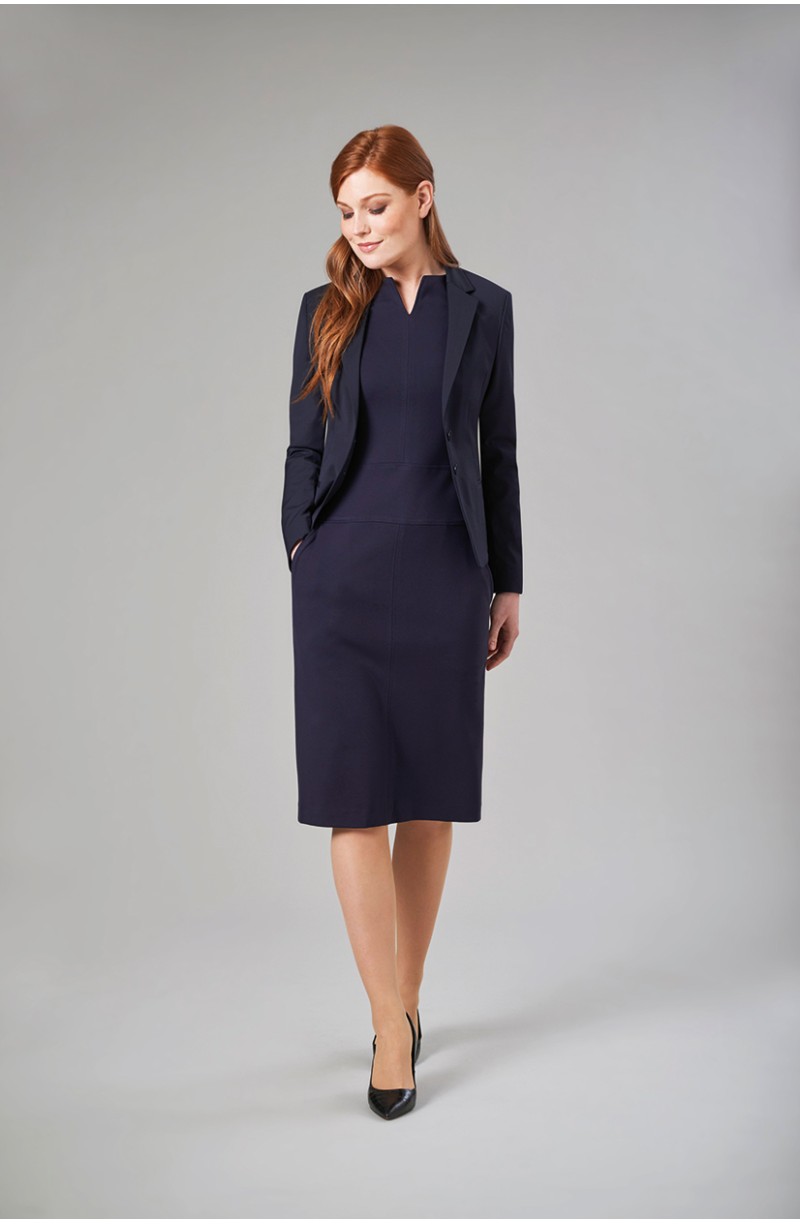 Tenue d'hôtesse de l'air bleu marine