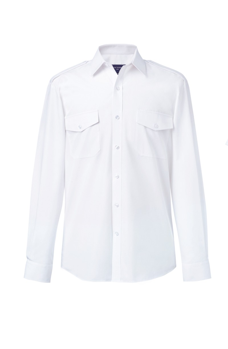 Chemise de pilote blanche