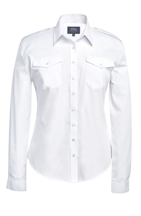 Chemise aéroportuaire femme blanche