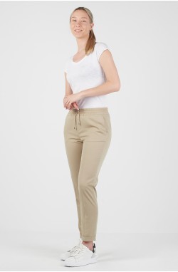 Jogger de serveuse beige