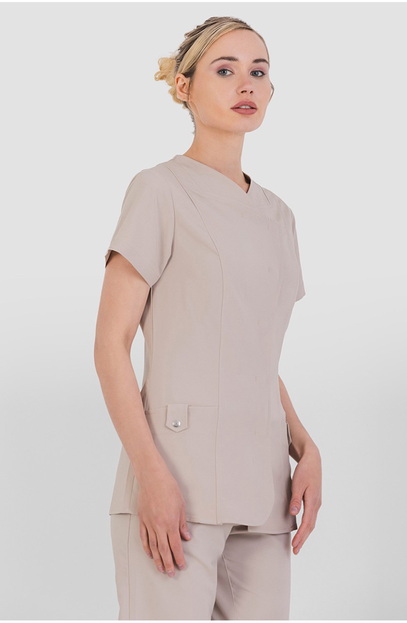 Tenue de femme de chambre beige