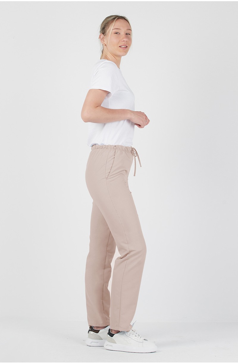 Pantalon de femme de chambre beige