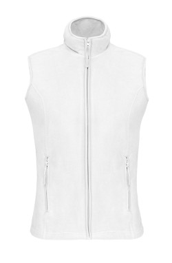 Gilet polaire femme blanc
