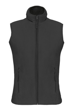 Gilet polaire femme dark grey