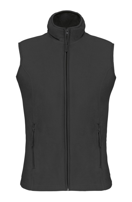 Gilet polaire femme dark grey