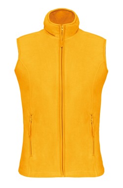 Gilet polaire femme yellow