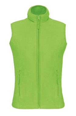 Gilet polaire femme lime