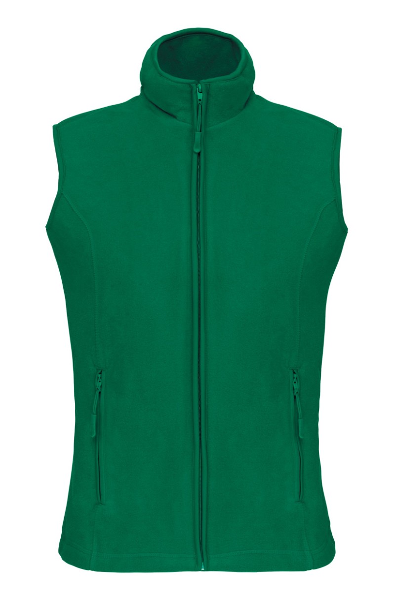 Gilet polaire femme Kelly green