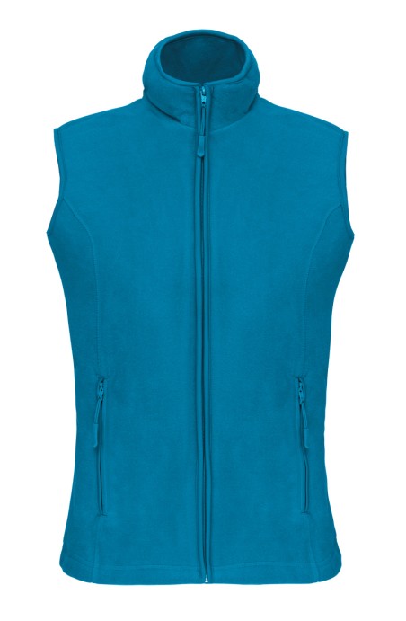 Gilet polaire femme tropical blue