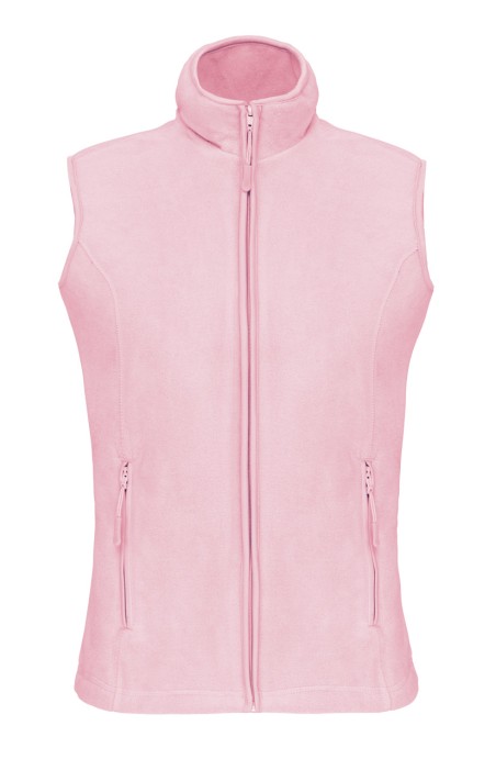 Gilet polaire femme pale pink