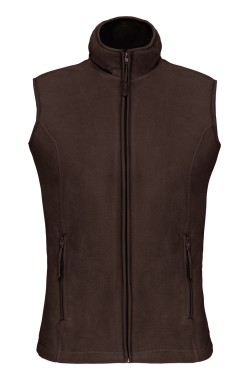 Gilet polaire femme chocolat