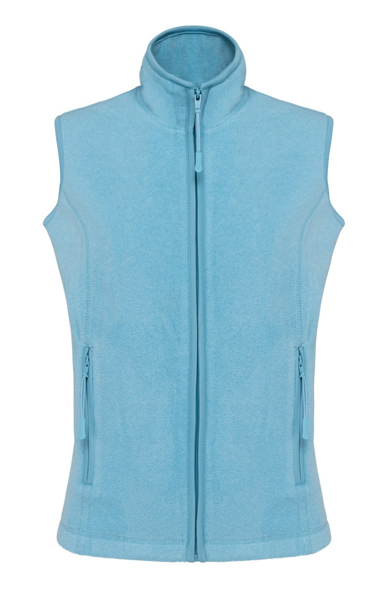 Gilet polaire femme cloud blue heather